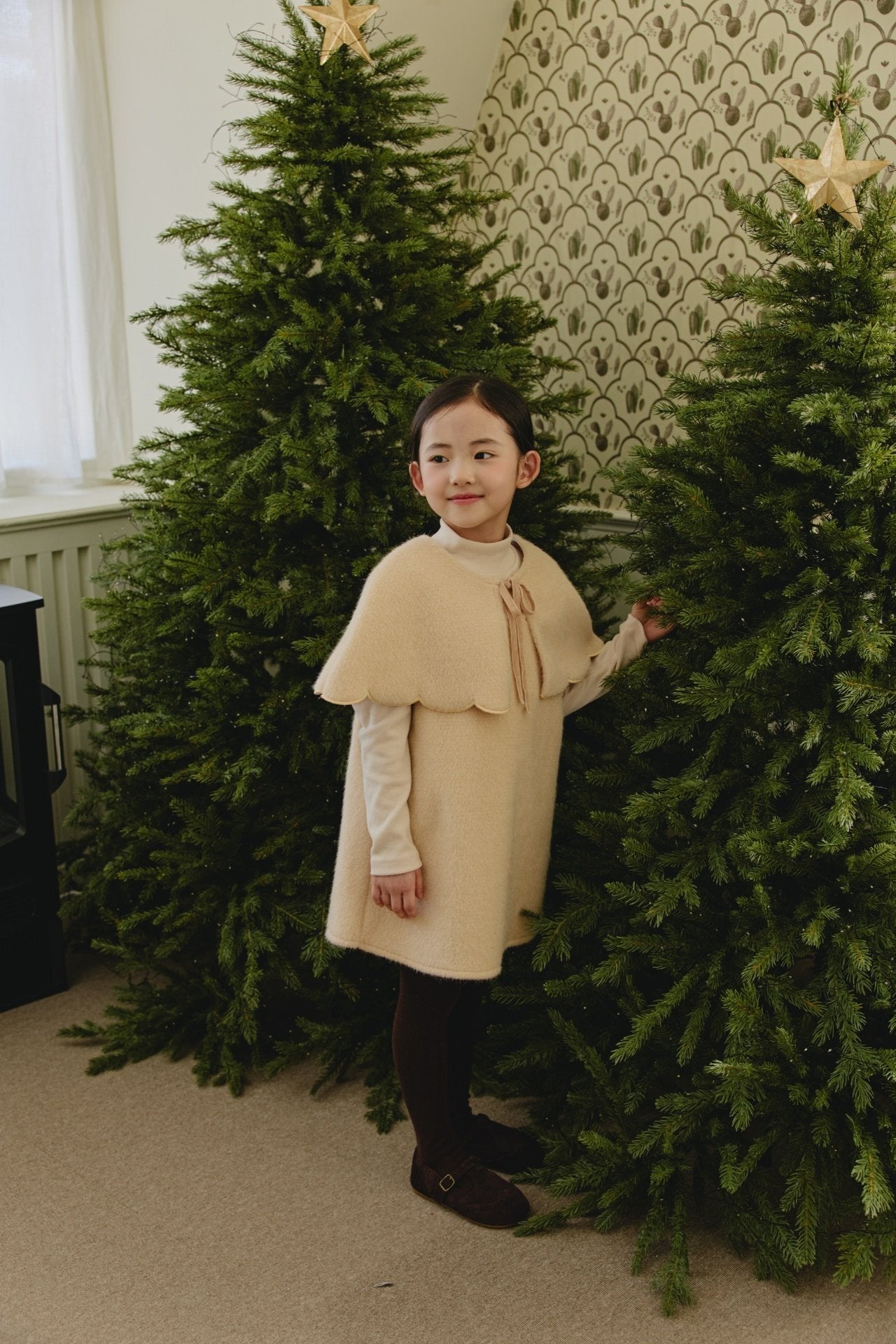 ［mon Atelier］Scallop set one-piece