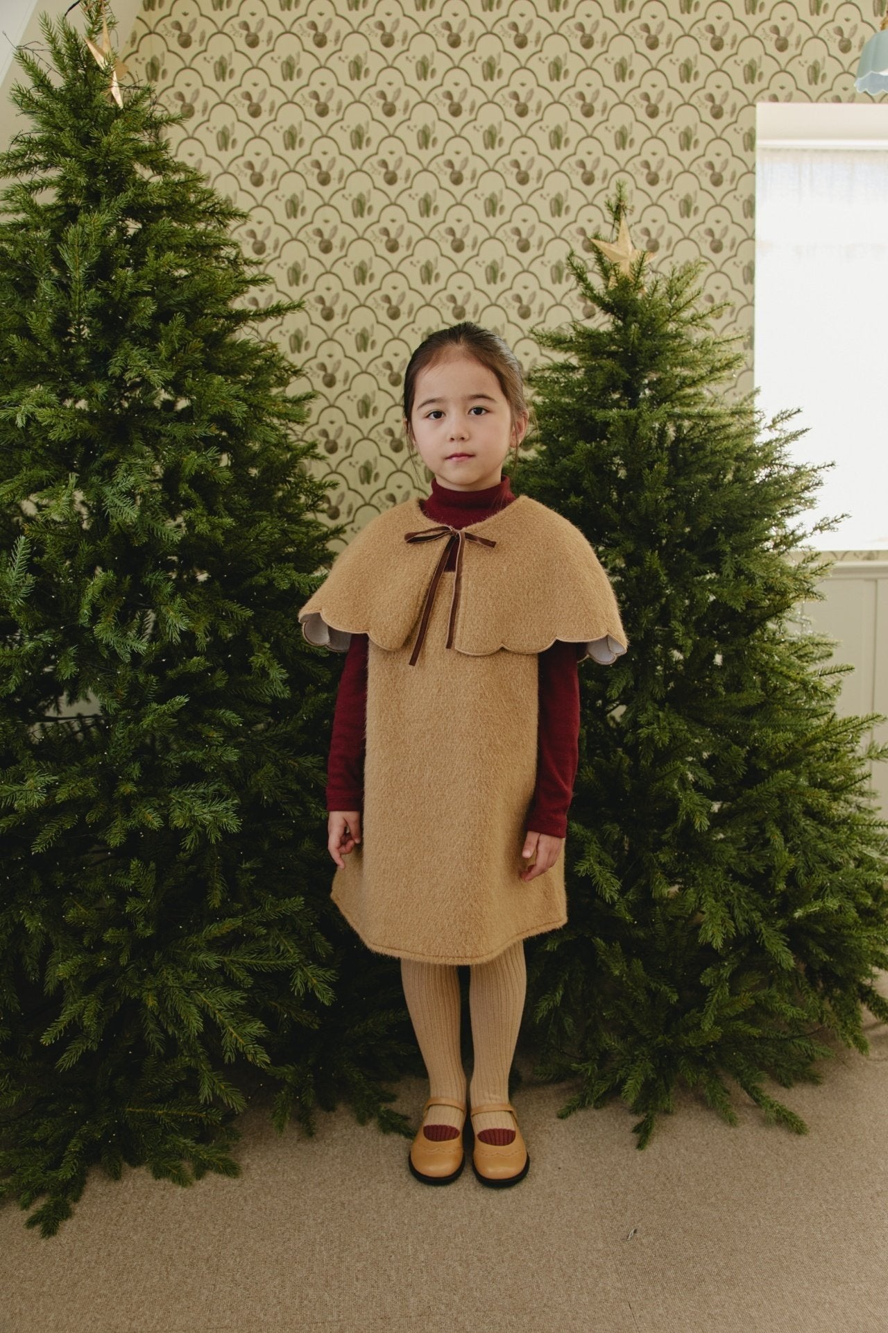 ［mon Atelier］Scallop set one-piece