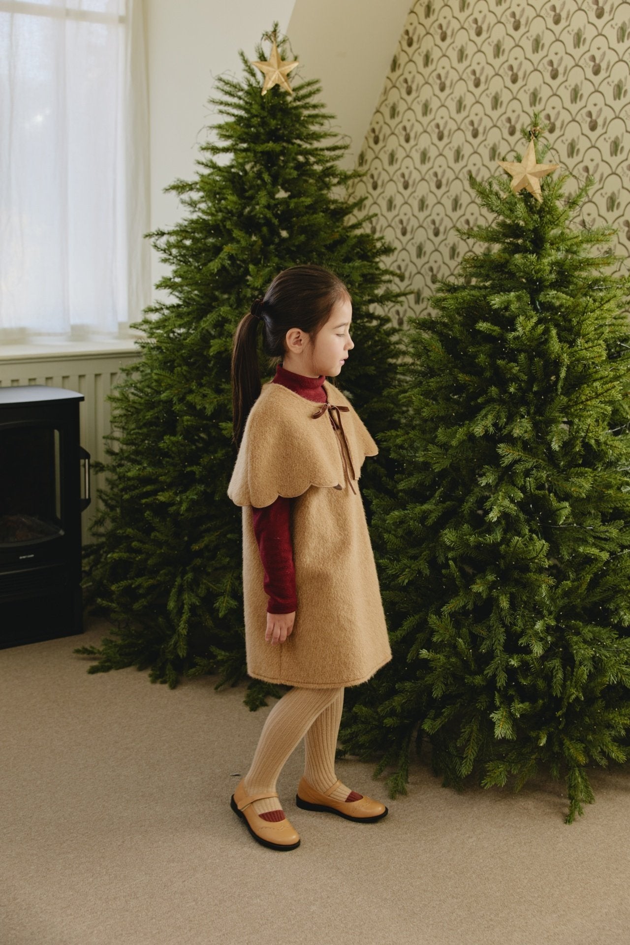 ［mon Atelier］Scallop set one-piece