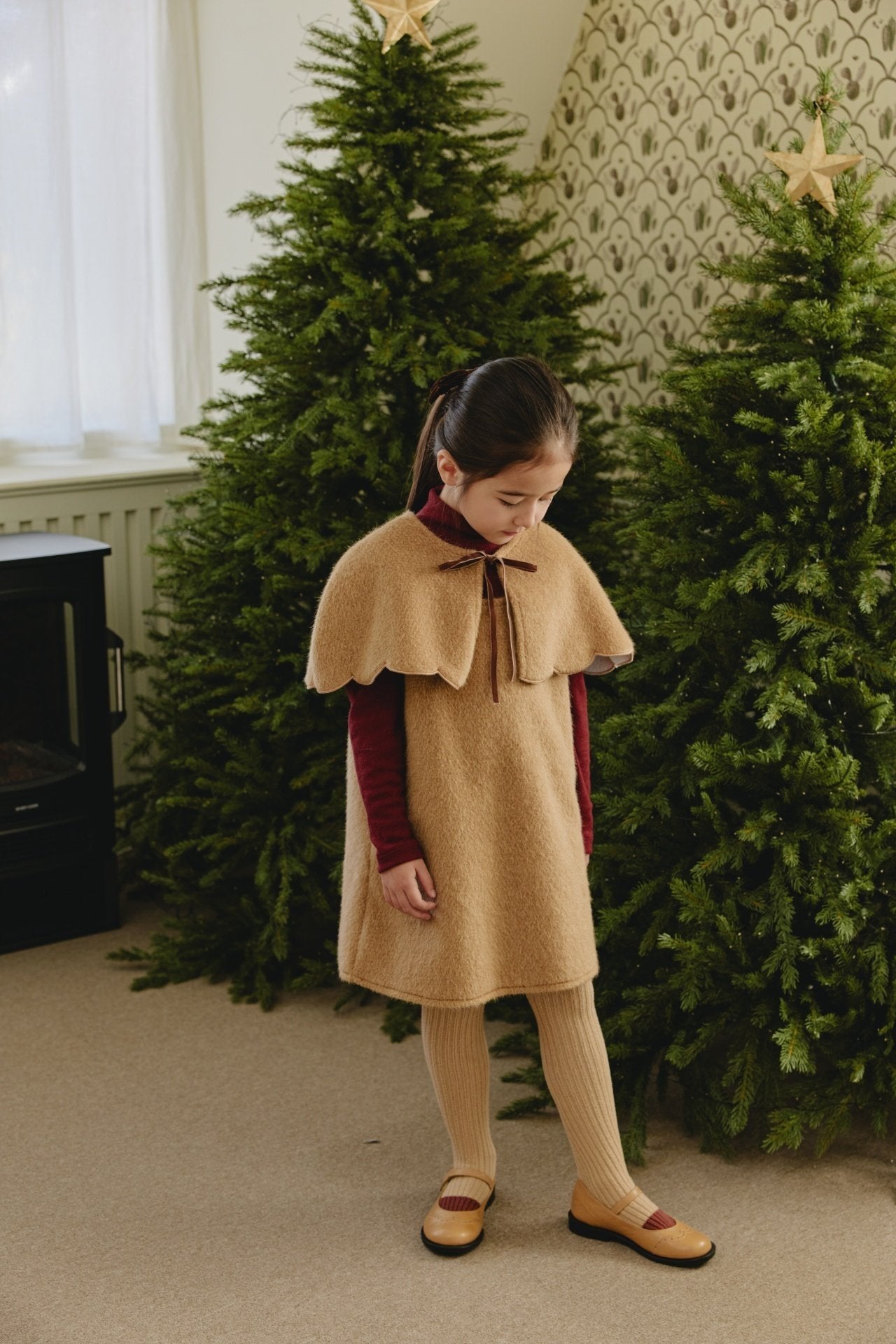 ［mon Atelier］Scallop set one-piece