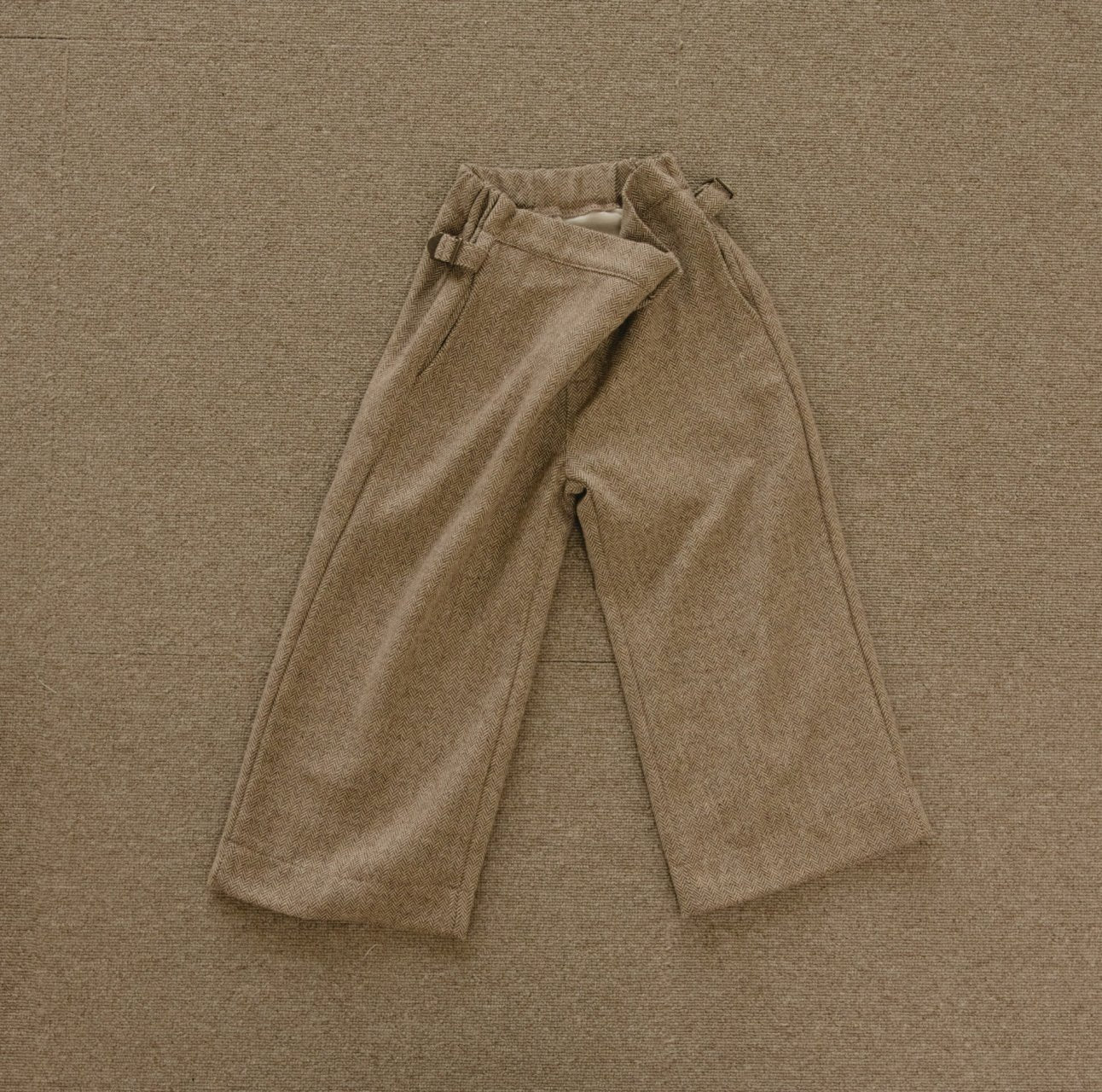 ［mon Atelier］Herringbone pants