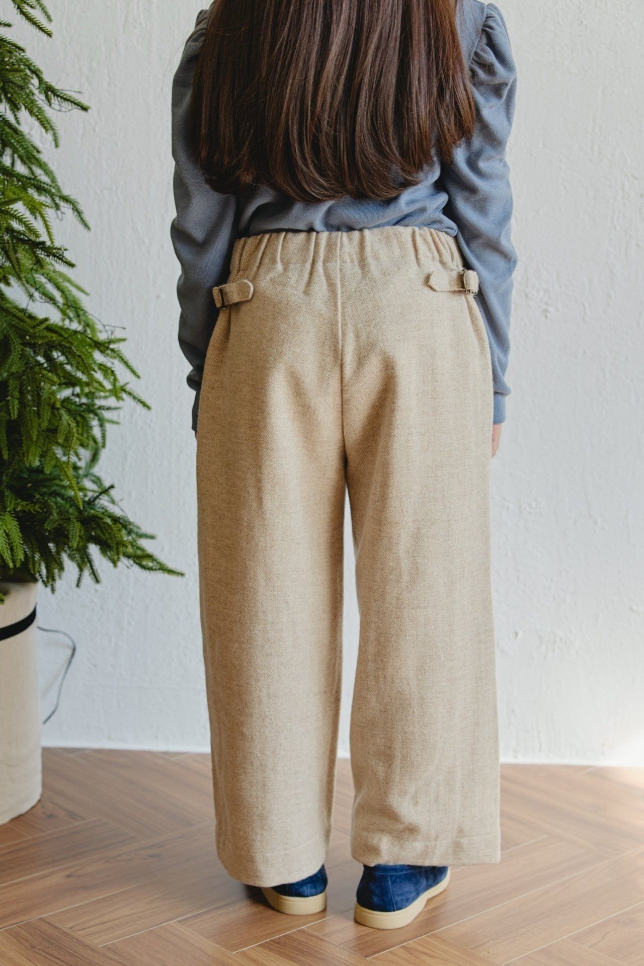 ［mon Atelier］Herringbone pants