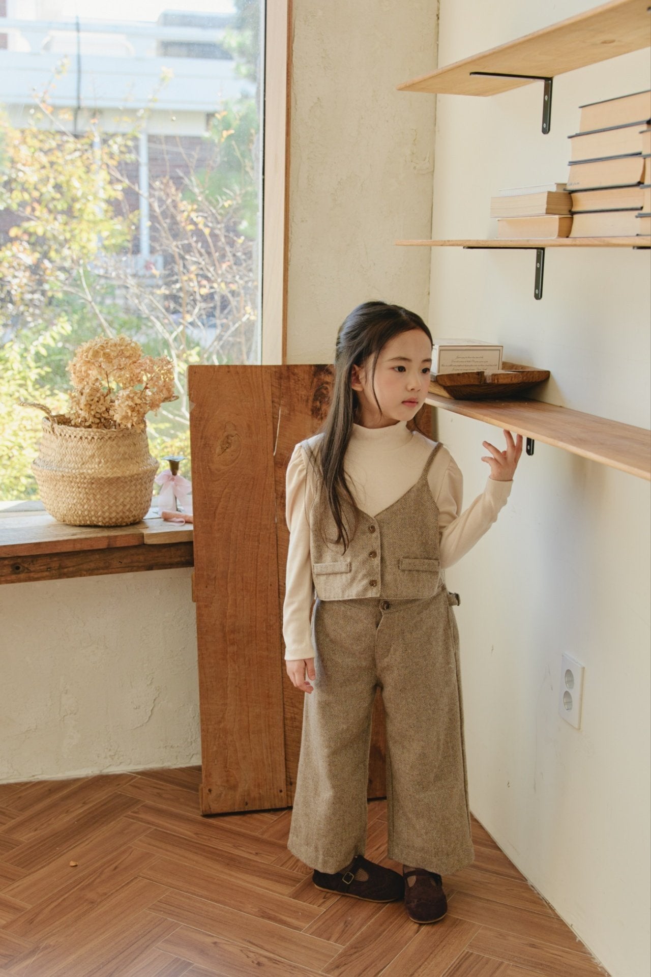 ［mon Atelier］Herringbone pants