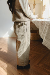 ［mon Atelier］Herringbone pants