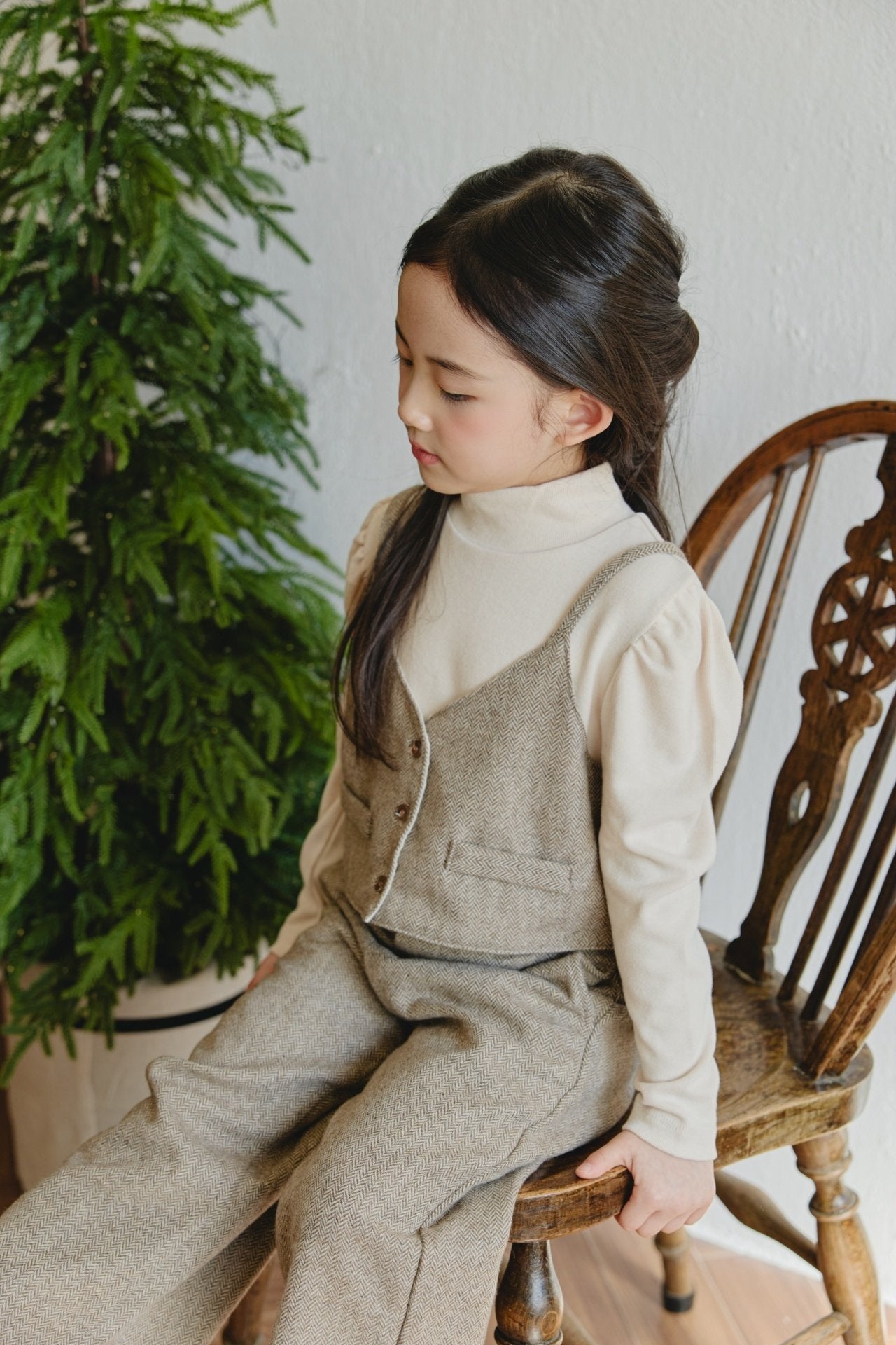 ［mon Atelier］Herringbone pants