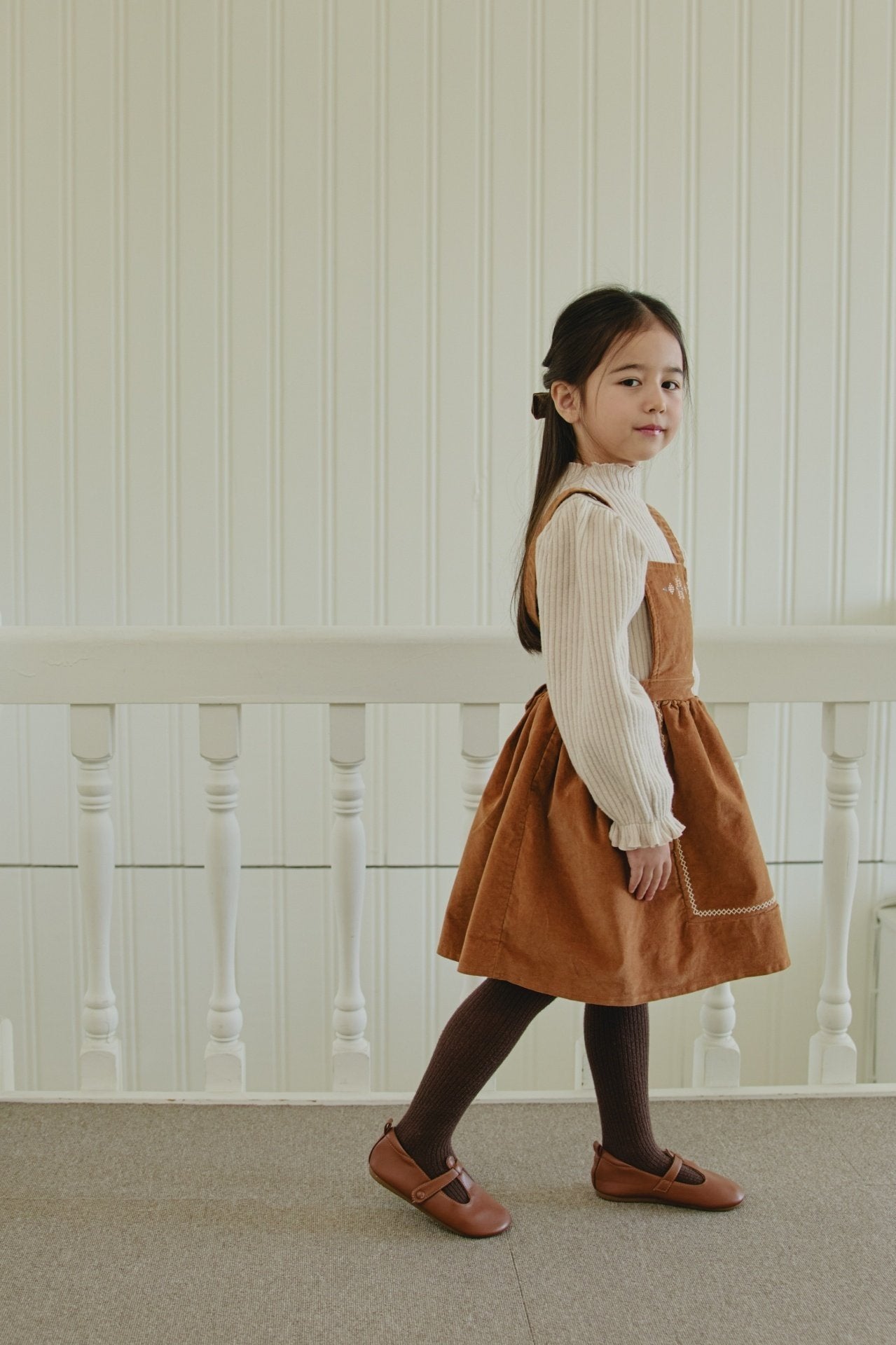 ［mon Atelier］Vintage embroidery one-piece