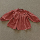 ［mon Atelier］Dot frill blouse