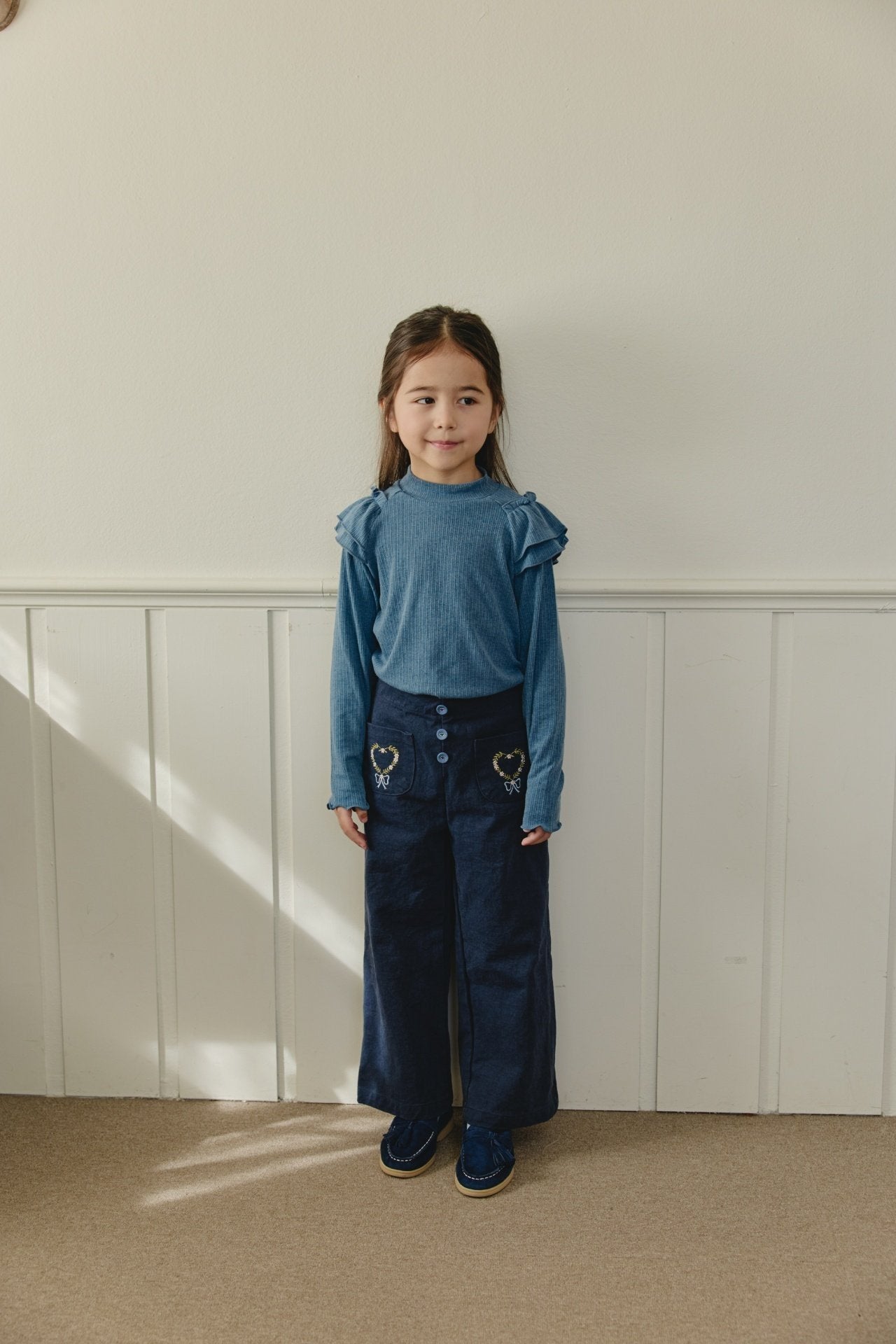 ［mon Atelier］Shoulder frill tops