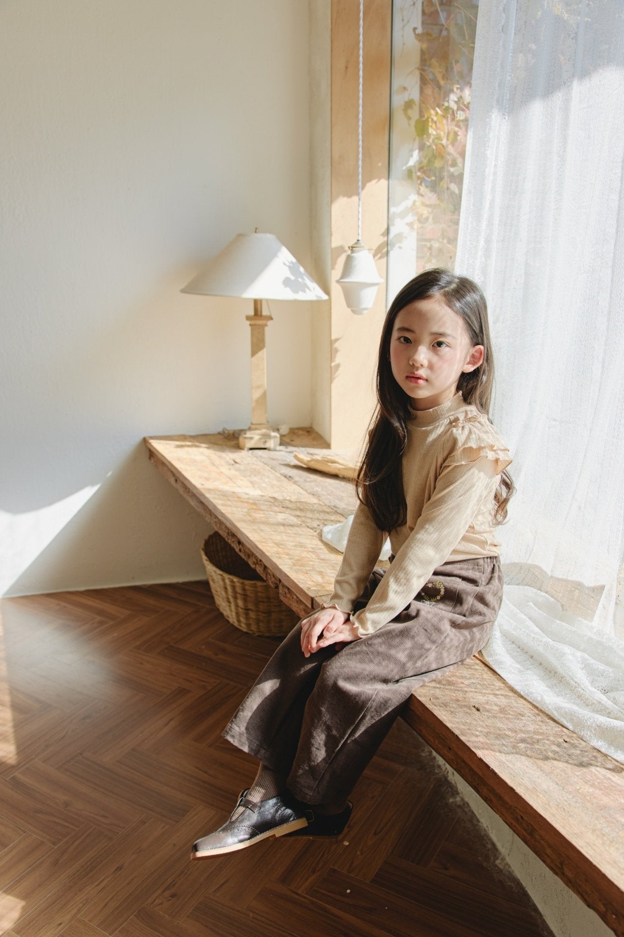 ［mon Atelier］Shoulder frill tops