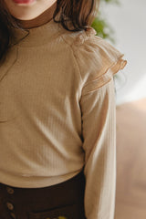 ［mon Atelier］Shoulder frill tops