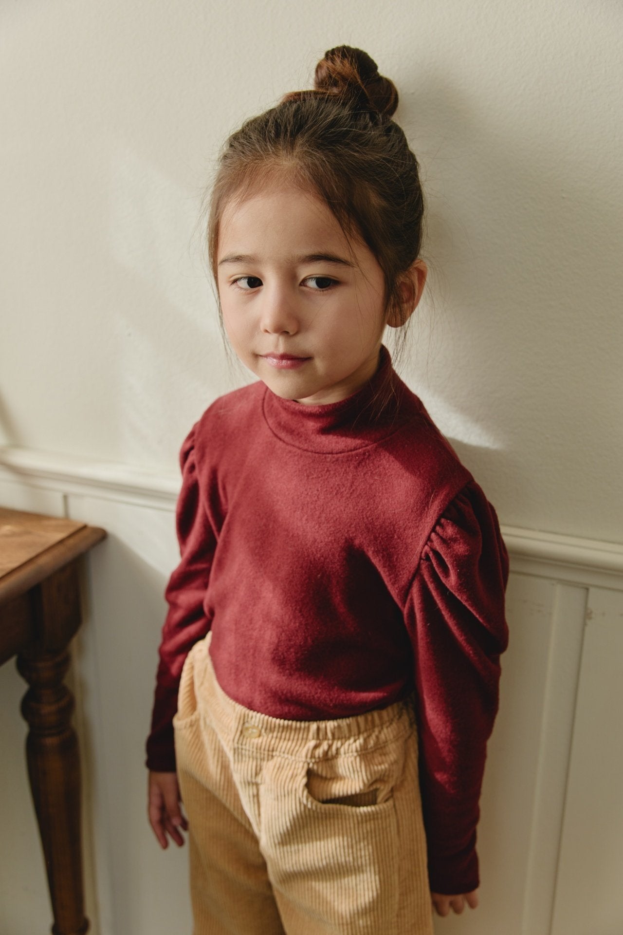 ［mon Atelier］Brush turtleneck tops