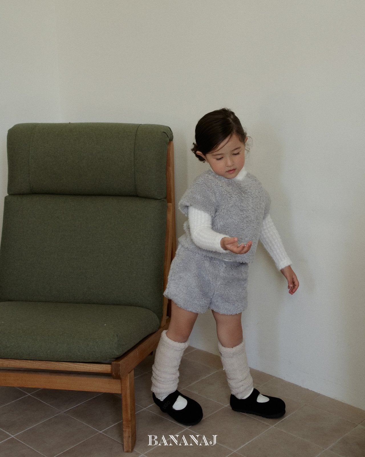 ［BANANAJ］Leg cover warm socks