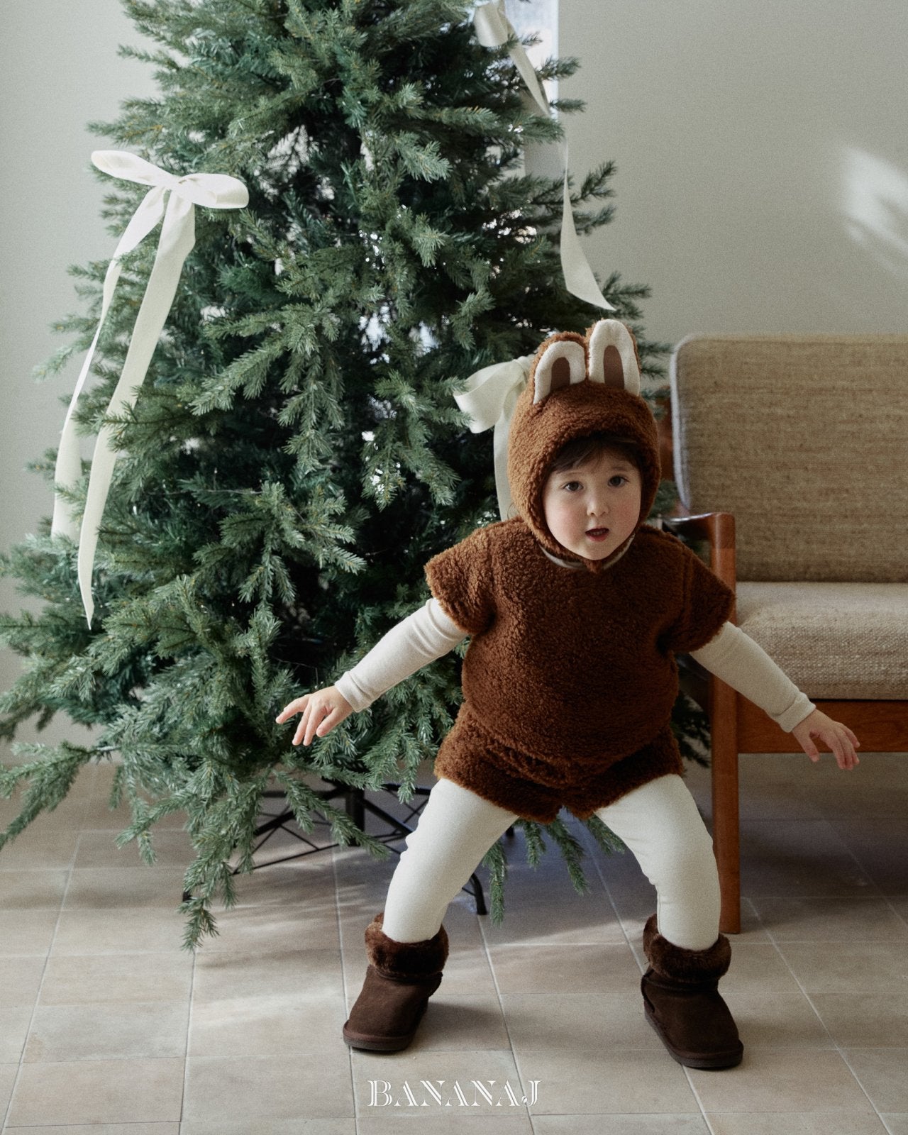 ［BANANAJ］Warm stirrup legging