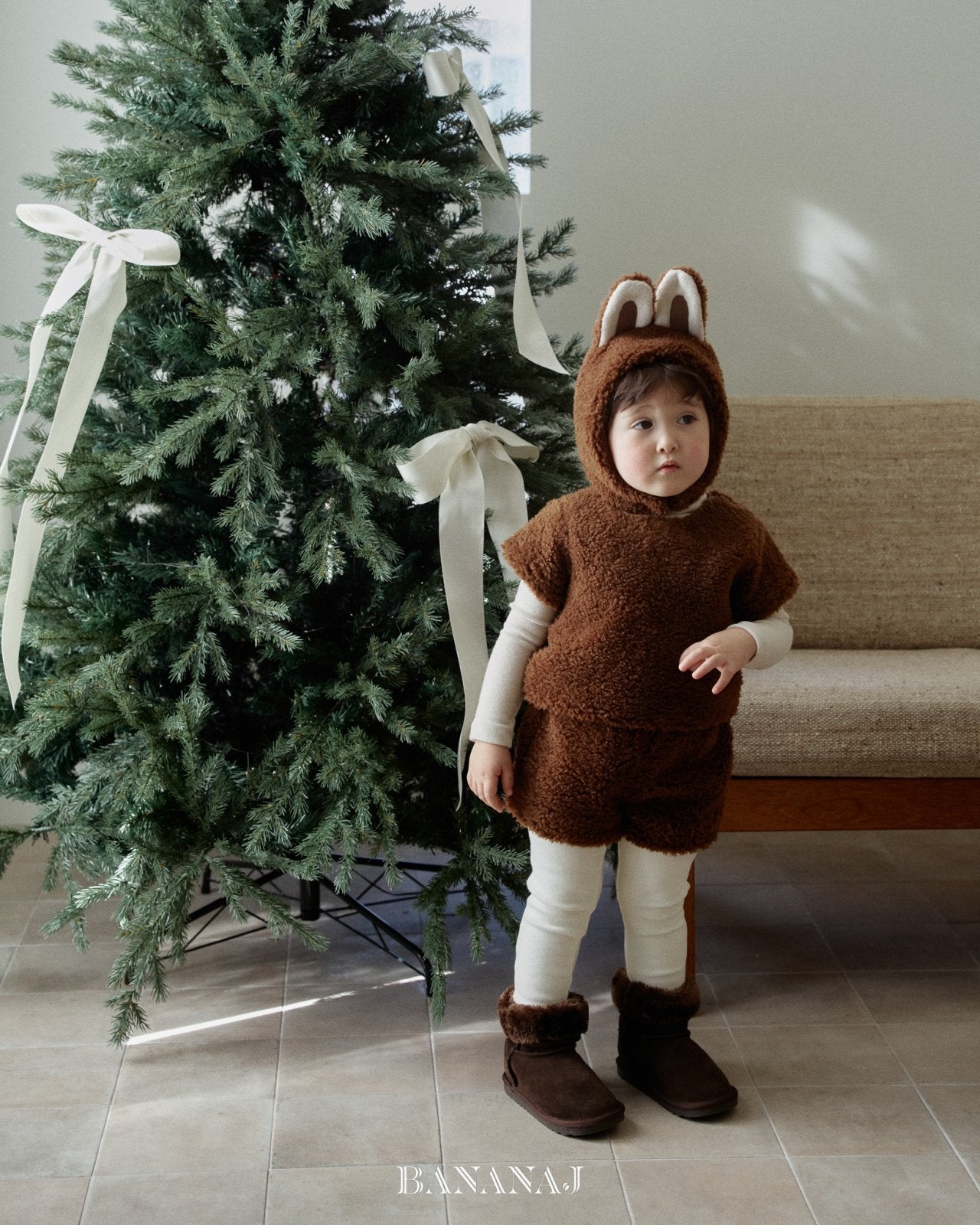 ［BANANAJ］Warm stirrup legging