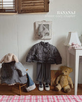 ［BANANAJ］Ribbon wave padding jacket