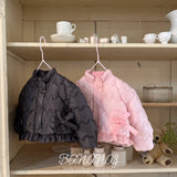 ［BANANAJ］Ribbon wave padding jacket