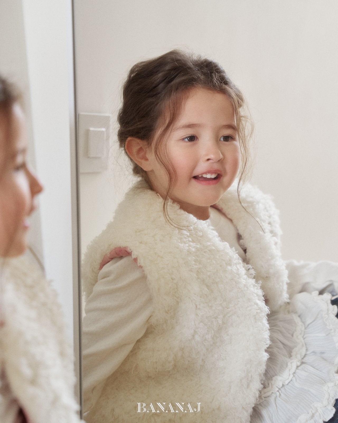 ［BANANAJ］Pic reversible vest