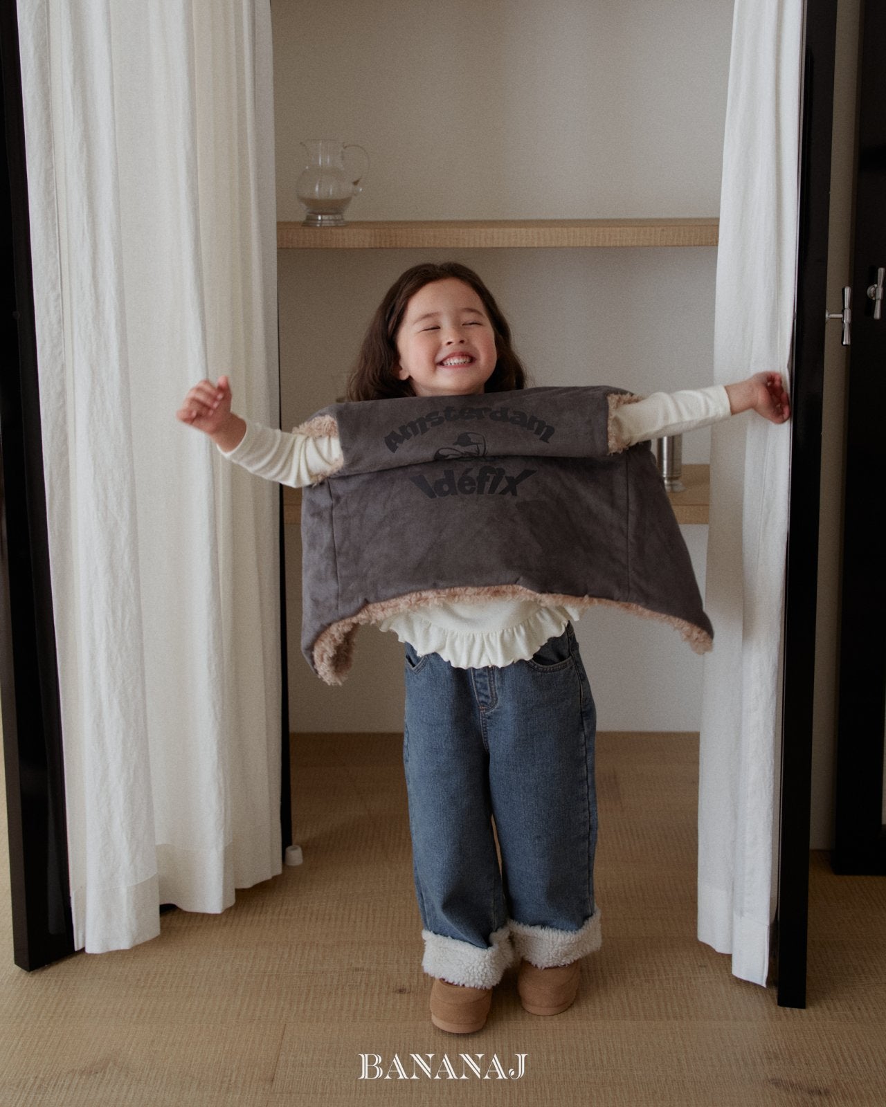 ［BANANAJ］Pic reversible vest