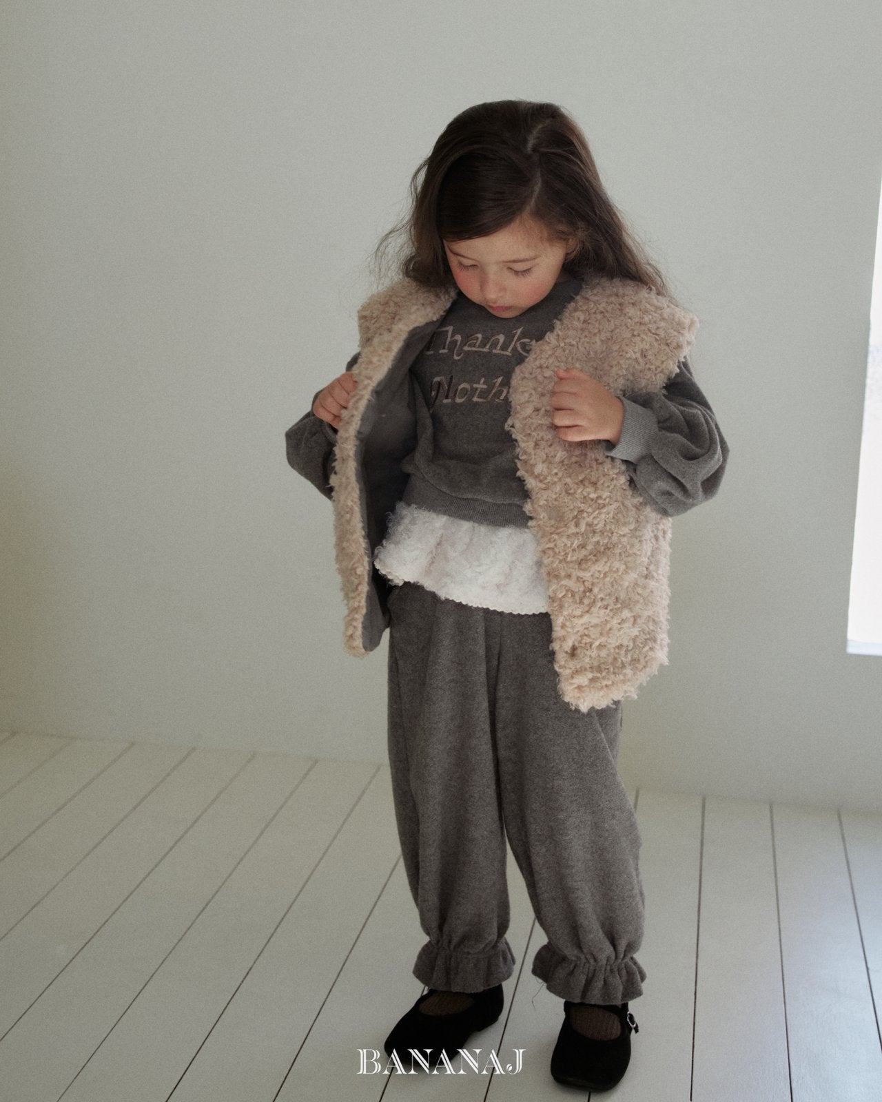 ［BANANAJ］Pic reversible vest