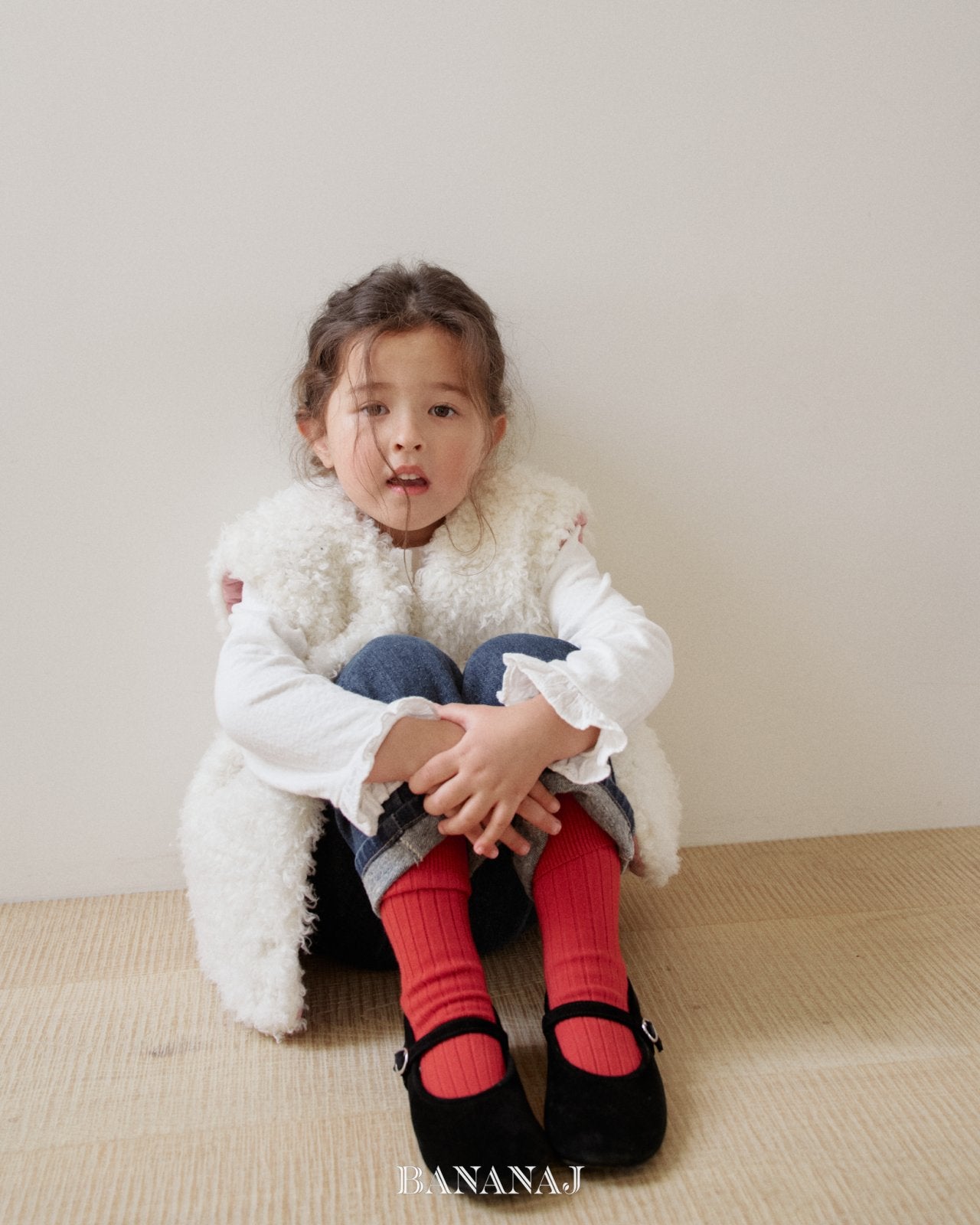 ［BANANAJ］Pic reversible vest