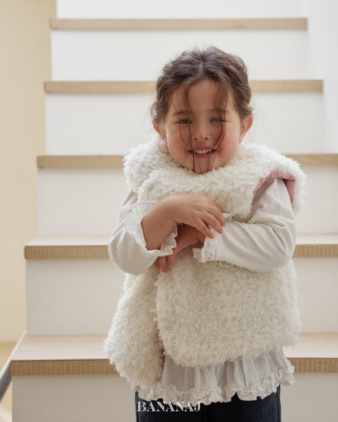 ［BANANAJ］Pic reversible vest