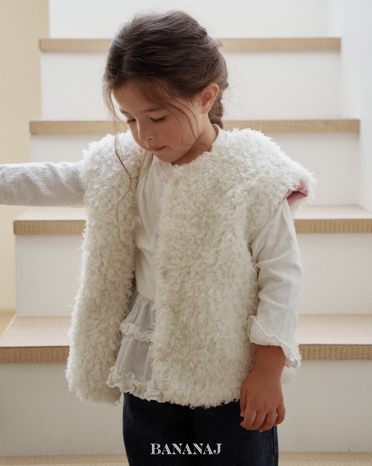 ［BANANAJ］Pic reversible vest