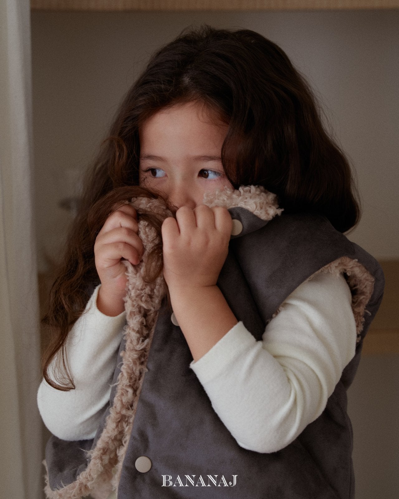 ［BANANAJ］Pic reversible vest