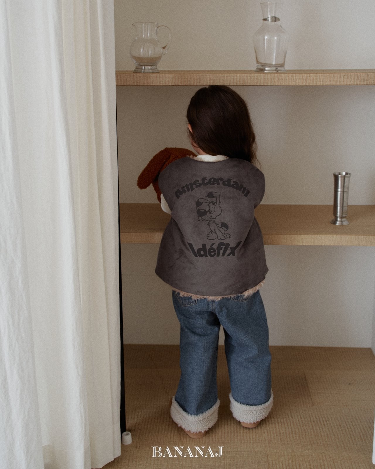 ［BANANAJ］Pic reversible vest