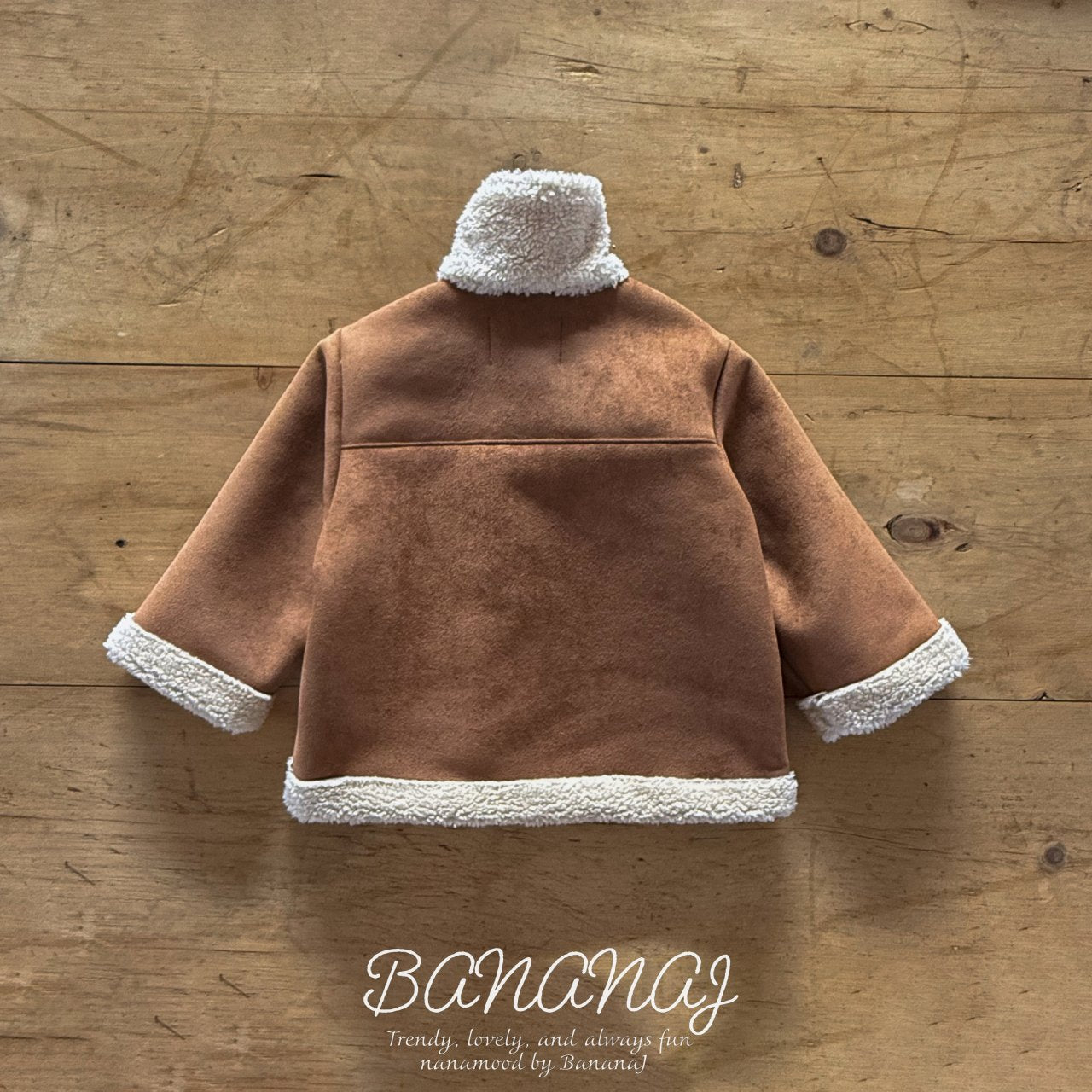 ［BANANAJ］Bear mink mouton jacket