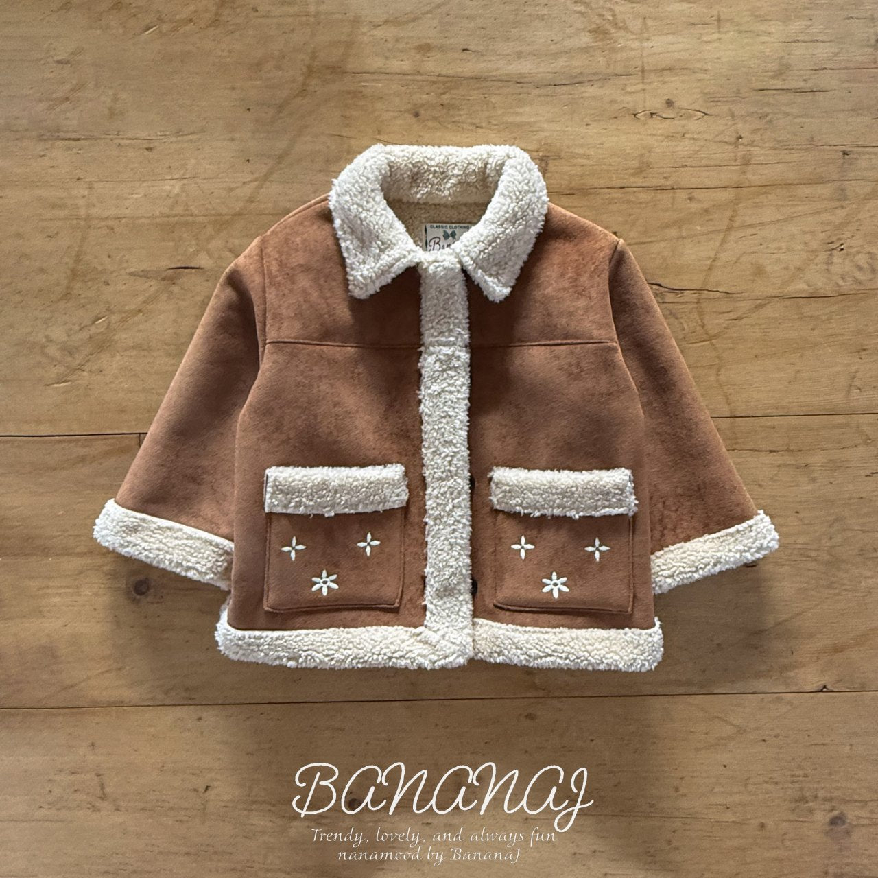 ［BANANAJ］Bear mink mouton jacket