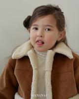 ［BANANAJ］Bear mink mouton jacket