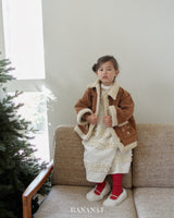 ［BANANAJ］Bear mink mouton jacket