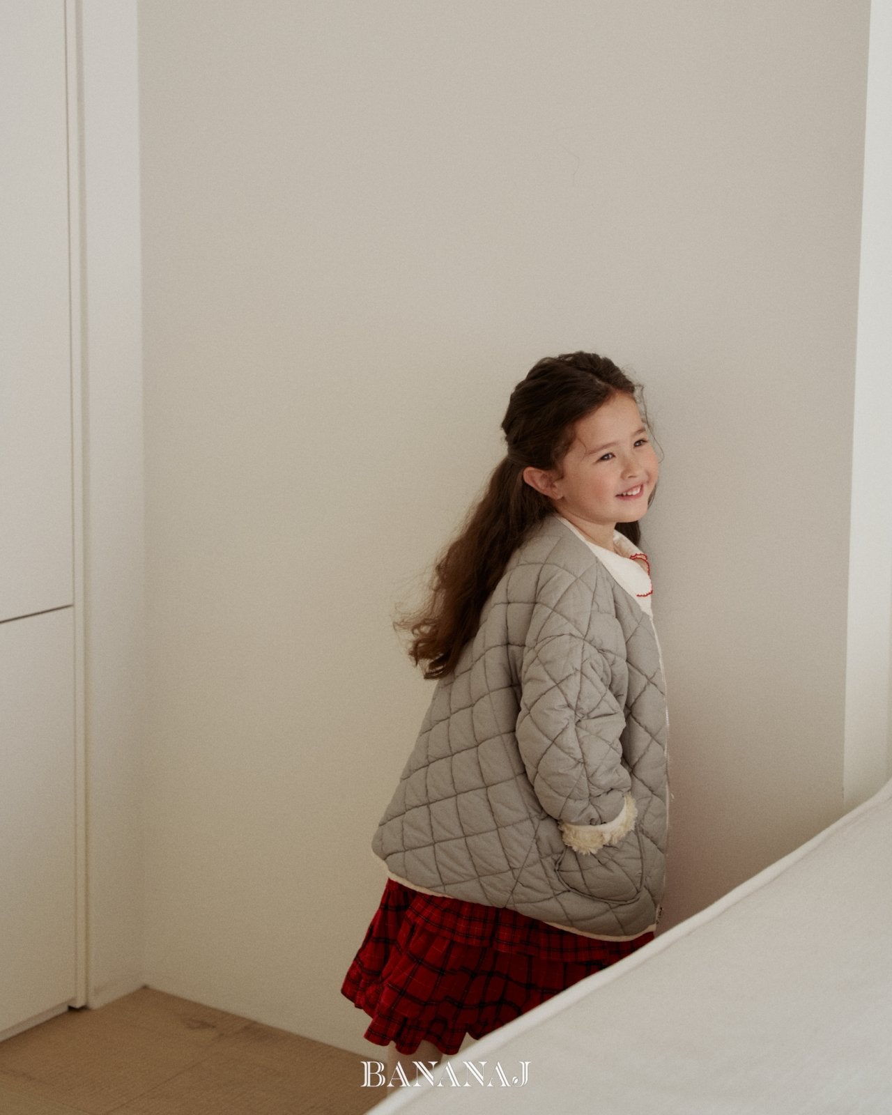 ［BANANAJ］Poodle reversible jacket