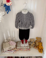 ［BANANAJ］Moeli zip-up cardigan