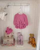 ［BANANAJ］Moeli zip-up cardigan