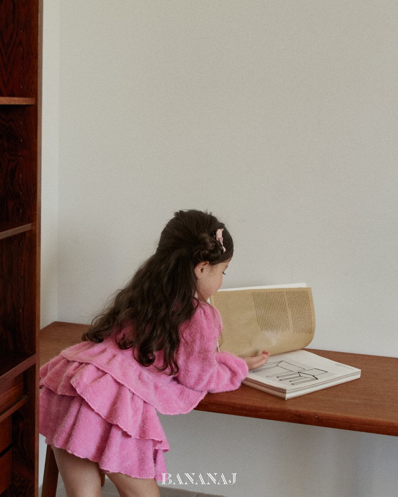 ［BANANAJ］Moeli zip-up cardigan