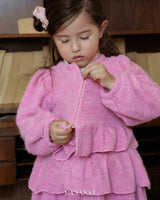 ［BANANAJ］Moeli zip-up cardigan