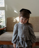 ［BANANAJ］Moeli zip-up cardigan