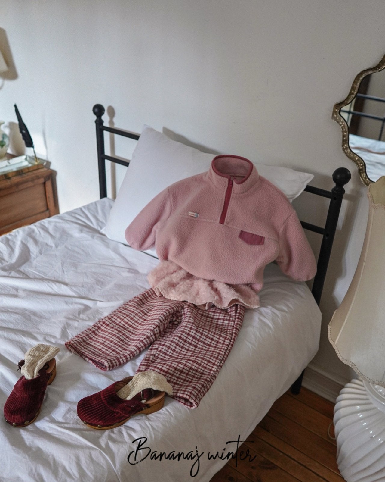 ［BANANAJ］Forming half zip-up