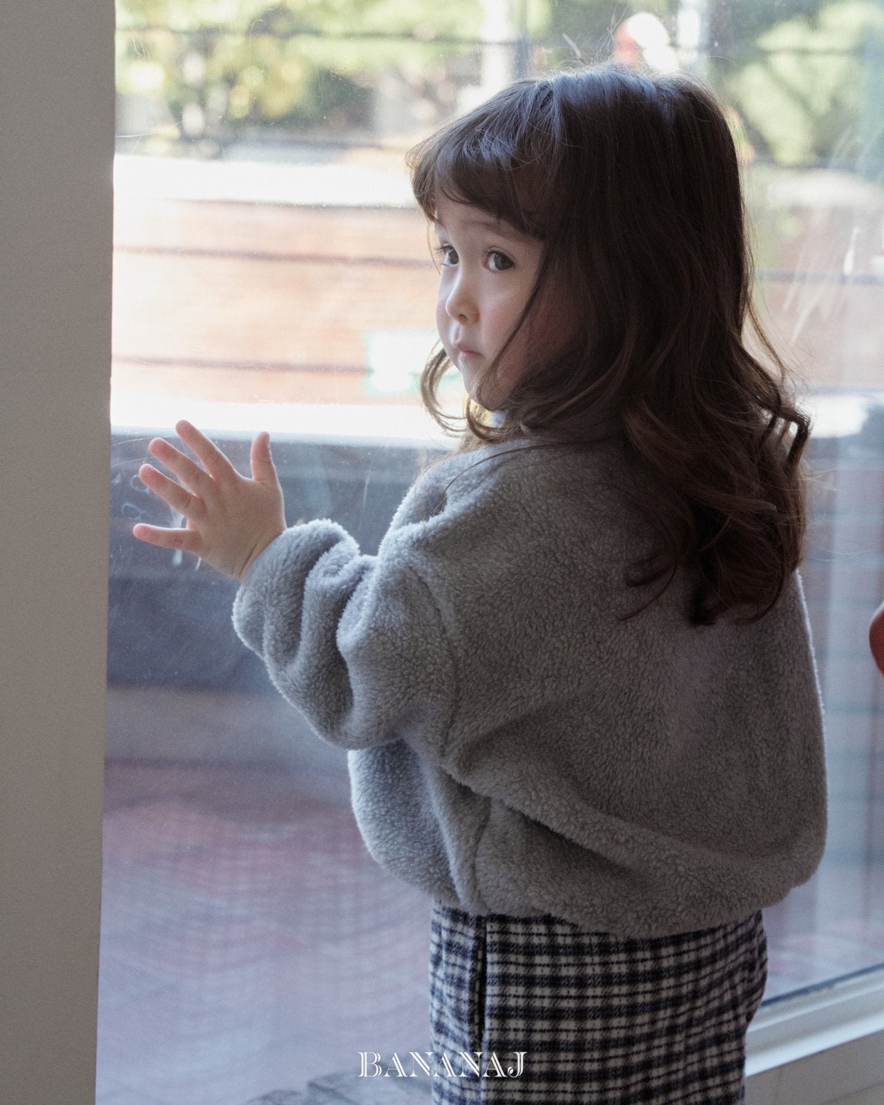 ［BANANAJ］Forming half zip-up