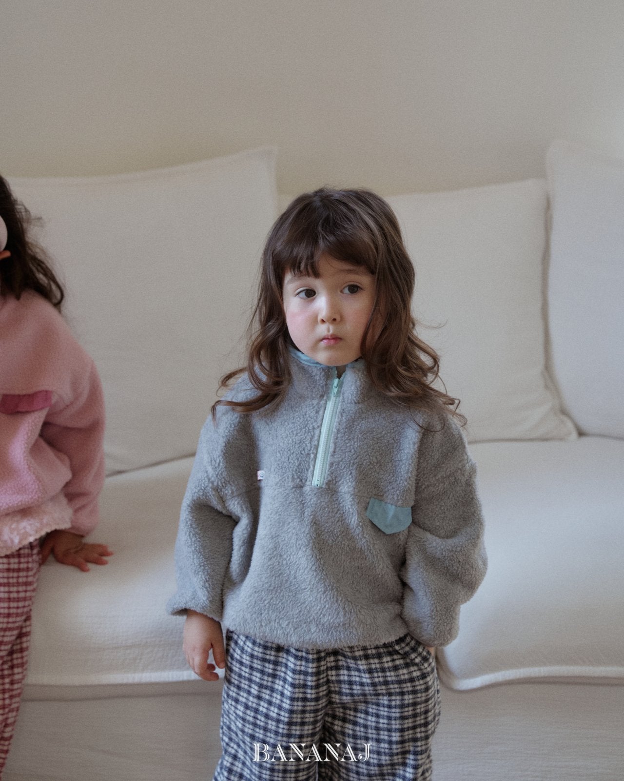 ［BANANAJ］Forming half zip-up