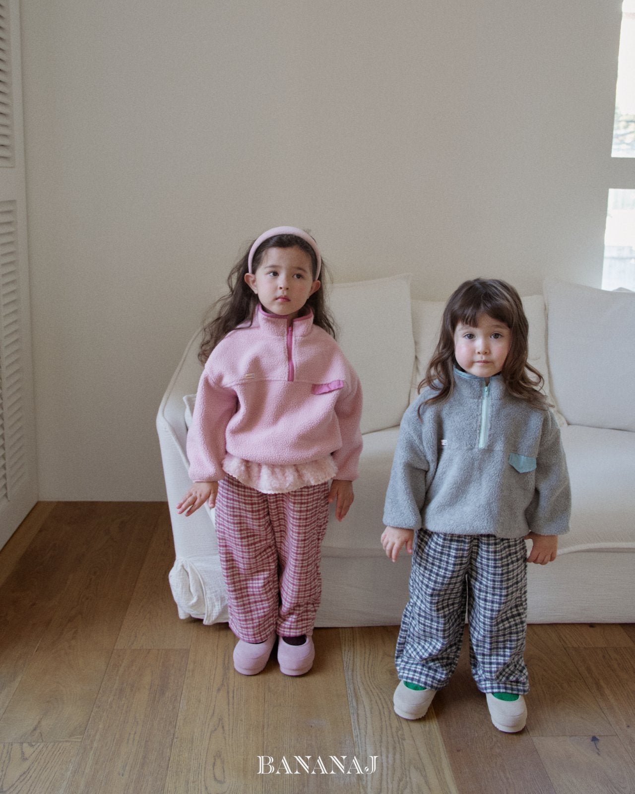 ［BANANAJ］Forming half zip-up