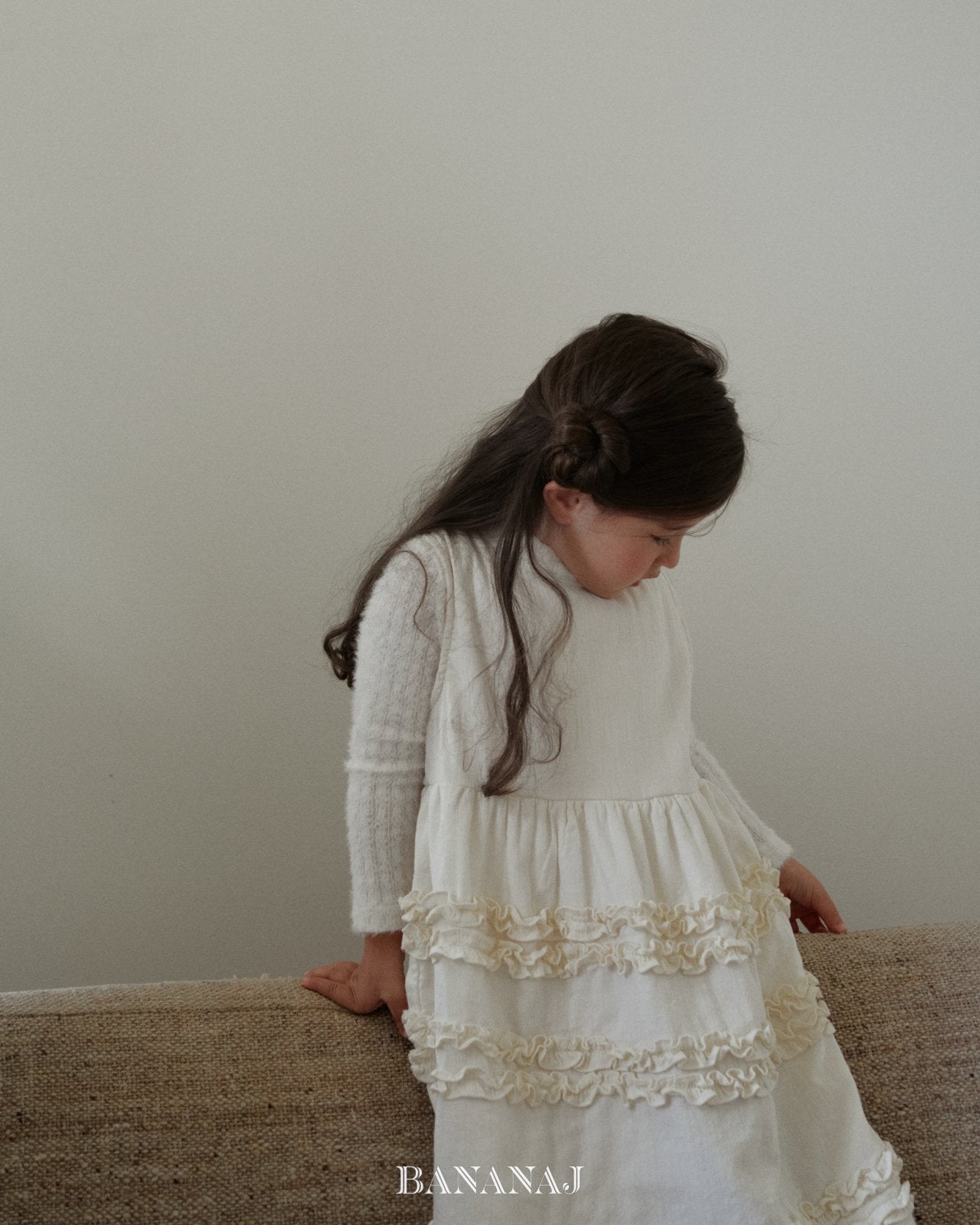 ［BANANAJ］Sherbet frill one-piece