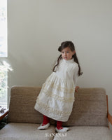 ［BANANAJ］Sherbet frill one-piece