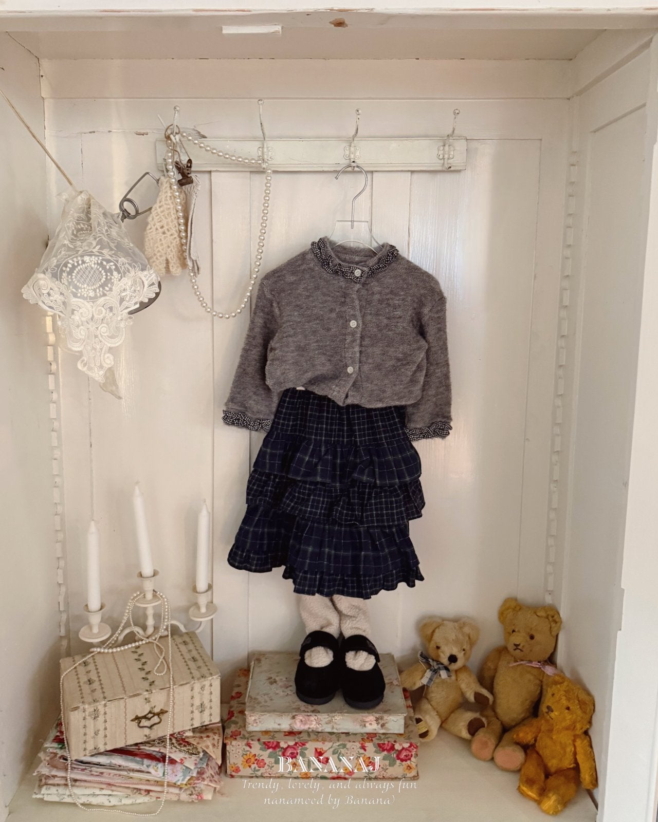 ［BANANAJ］Jelly cardigan