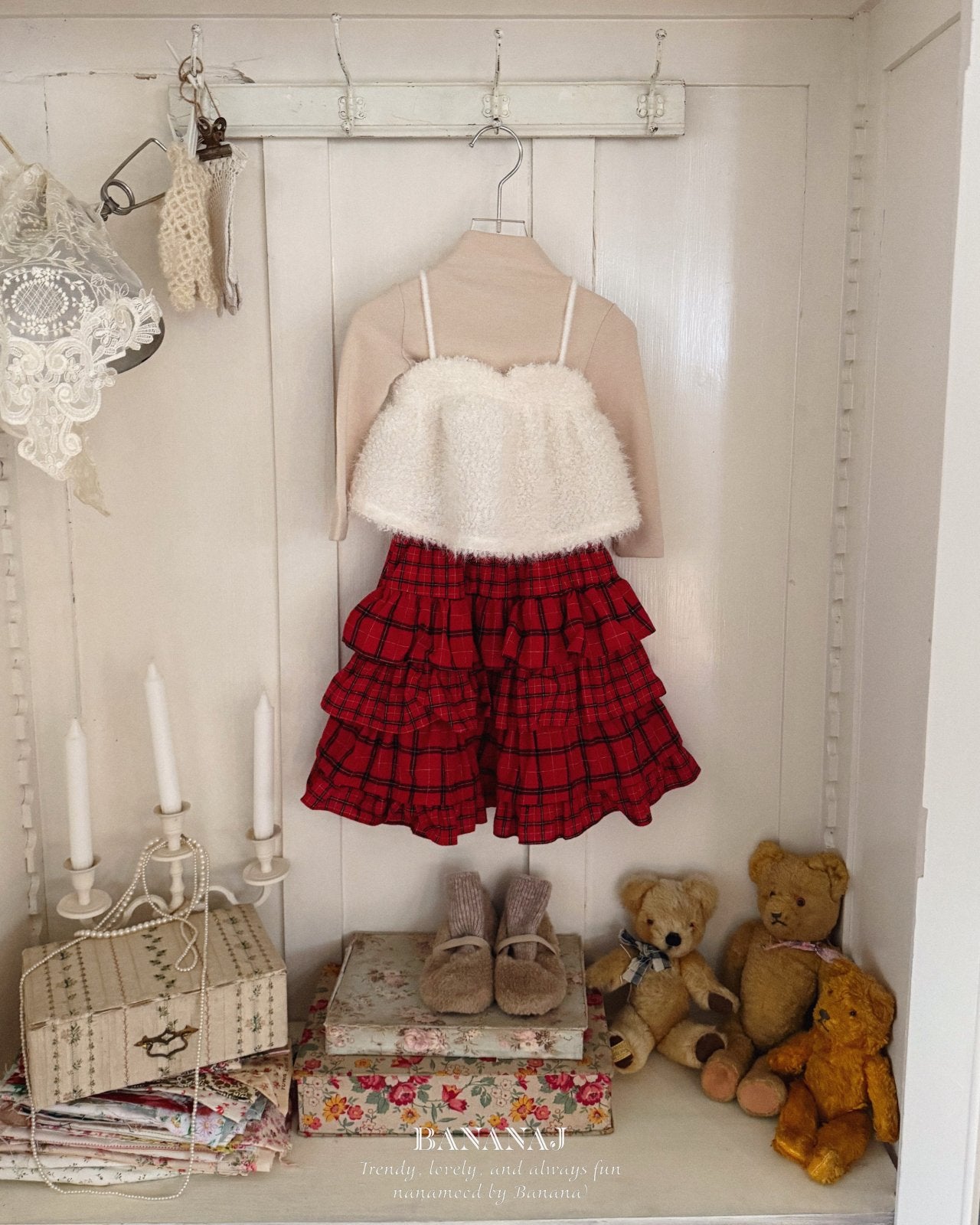 ［BANANAJ］Cotton candy bustier