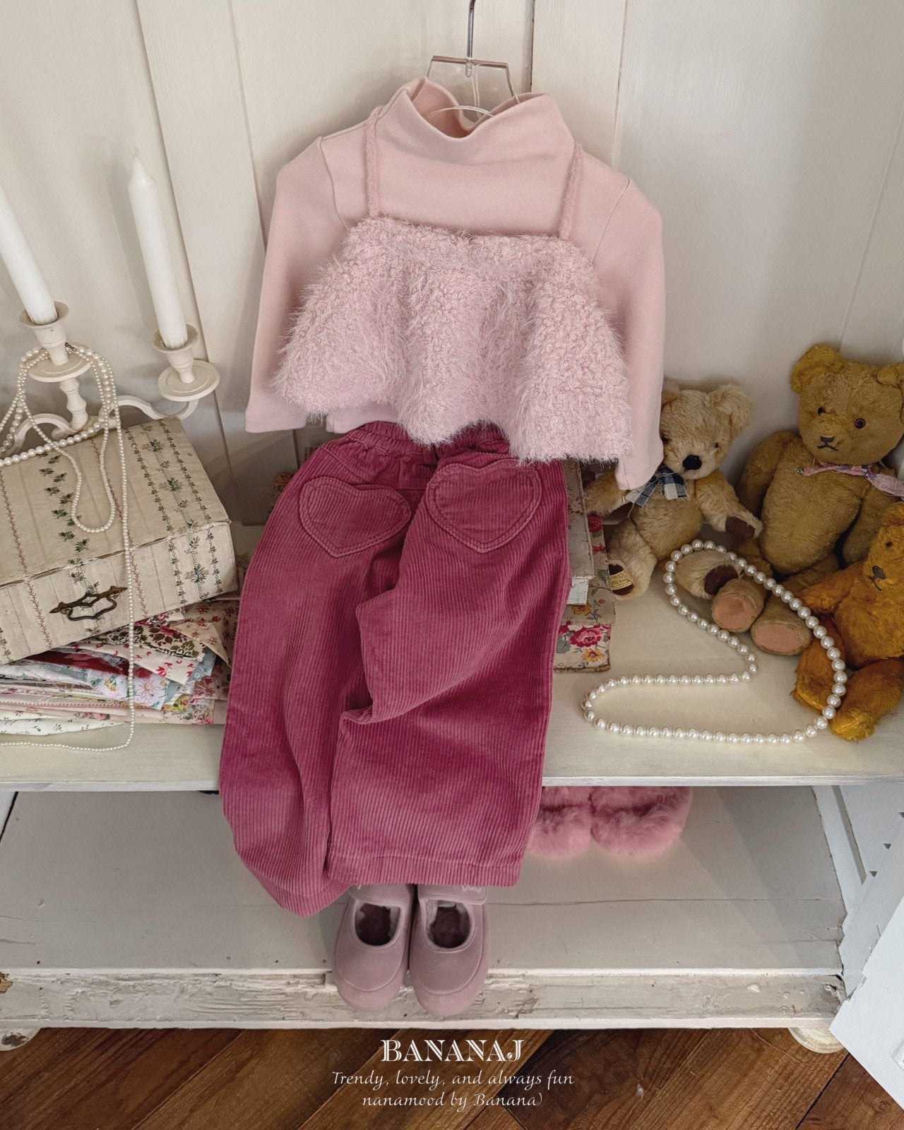 ［BANANAJ］Cotton candy bustier