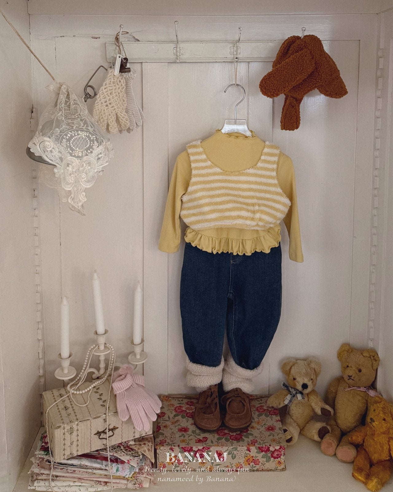 ［BANANAJ］Puppy hat