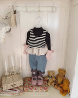 ［BANANAJ］Soft stripe vest