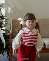 ［BANANAJ］Soft stripe vest